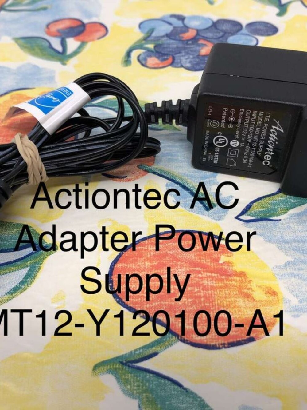 Actiontec AC Adapter Power Supply MT12-Y120100-A1